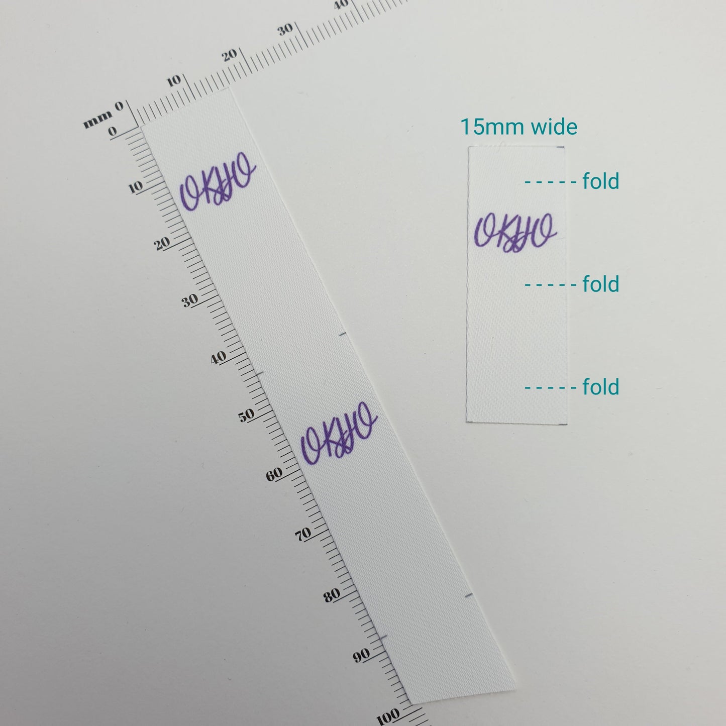 #11ST - SOFT TWILL TRIFOLD/BOOKFOLD HEM LABELS