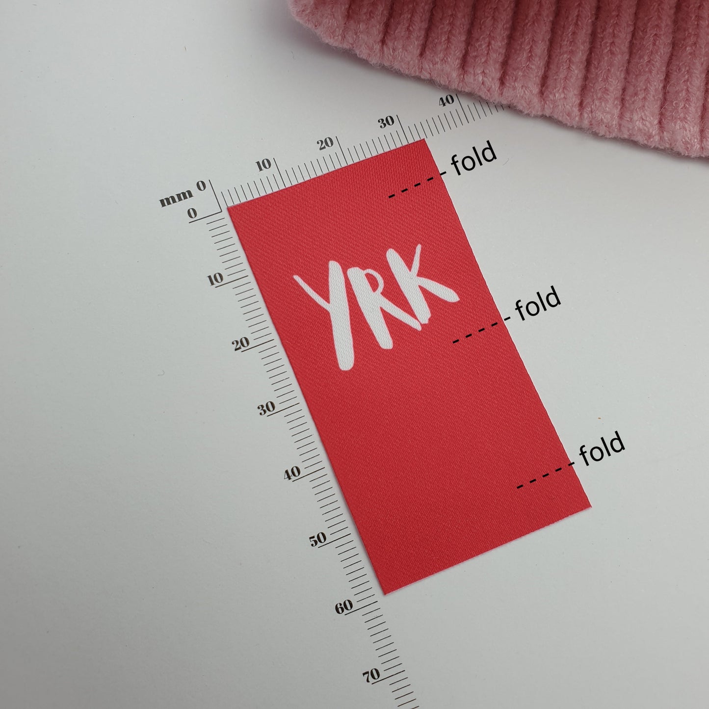 #11ST - SOFT TWILL TRIFOLD/BOOKFOLD HEM LABELS