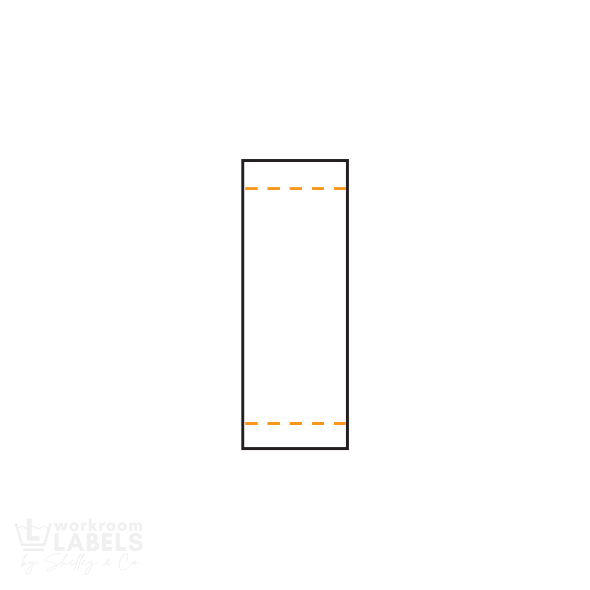 TRIFOLD HEM LABELS