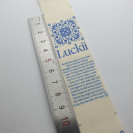 #03LPC - LIGHTWEIGHT COTTON POLYESTER BLEND LABELS WITH LOGO &/OR INFO