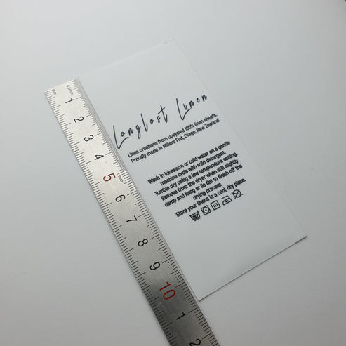 Soft twill / 50mm / XL - Between 85-120mm per label (43-60mm folded height)