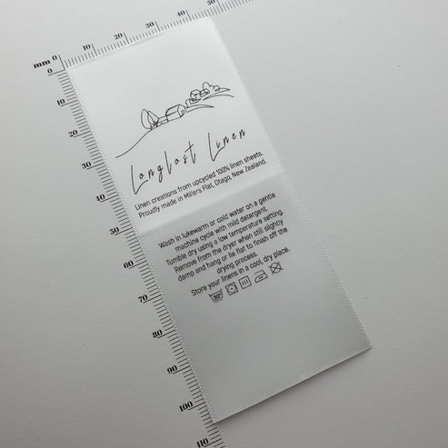 White Satin / 45mm / XL - Between 85-120mm per label (43-60mm folded height)
