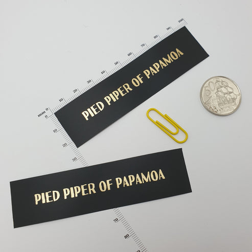 Black Polytape / 25mm / XL - Between 85-120mm per label
