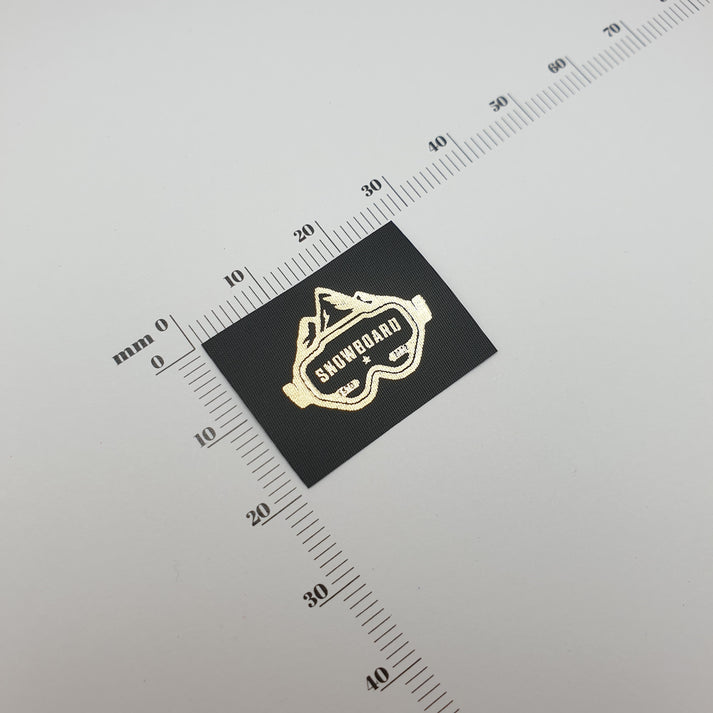 Black Polytape / 20mm / SHORT - Up to 44mm per label