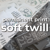 #00ST - REORDER PERMANENT PRINTED SOFT TWILL LABELS